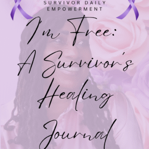 i'm free a survivor's healing journal front cover (8.75 x 11.25 in) png
