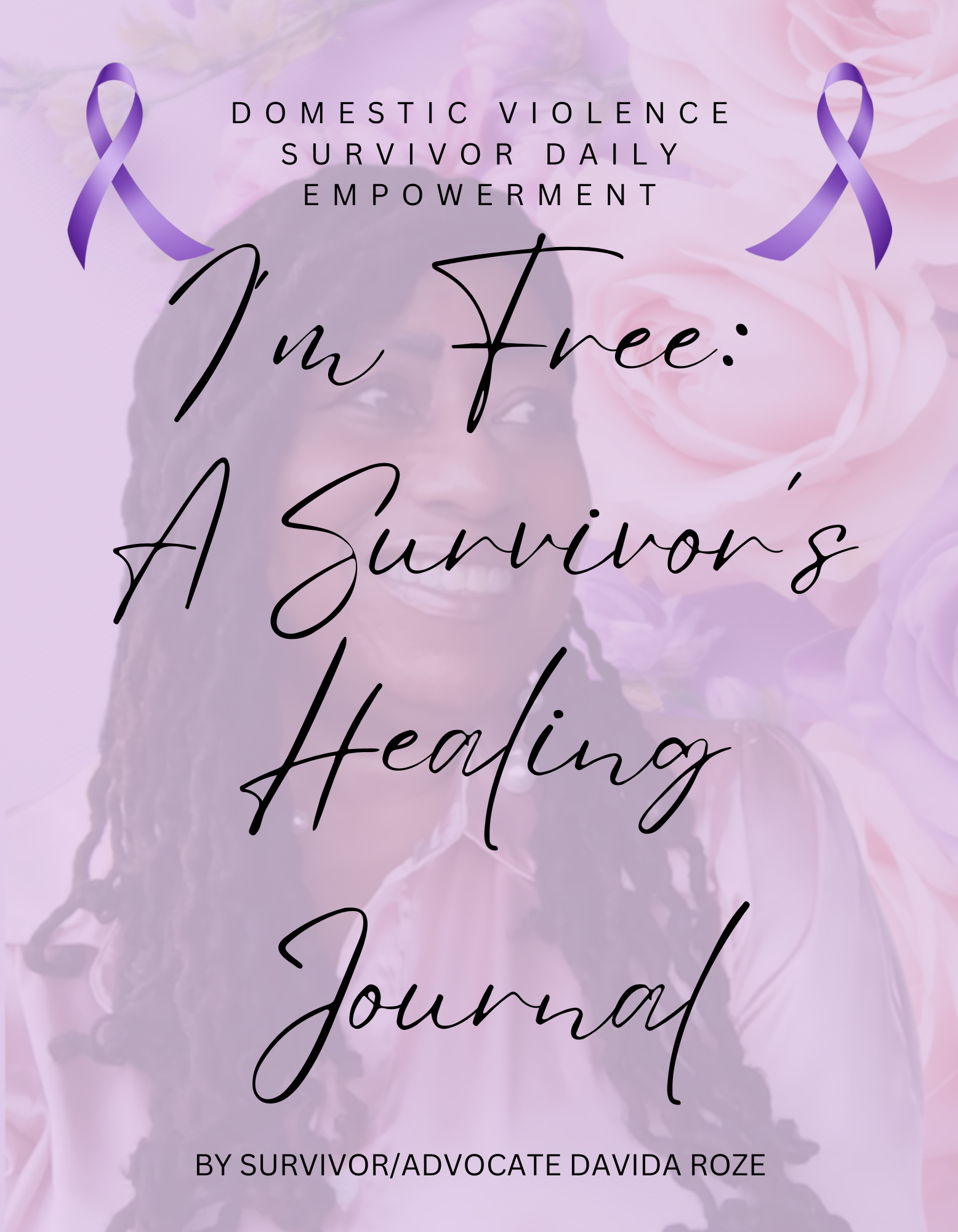 i'm free a survivor's healing journal front cover (8.75 x 11.25 in) png